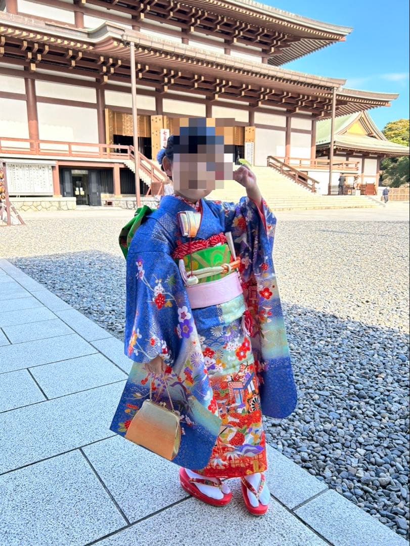 七五三 着物 帯 セット　7歳