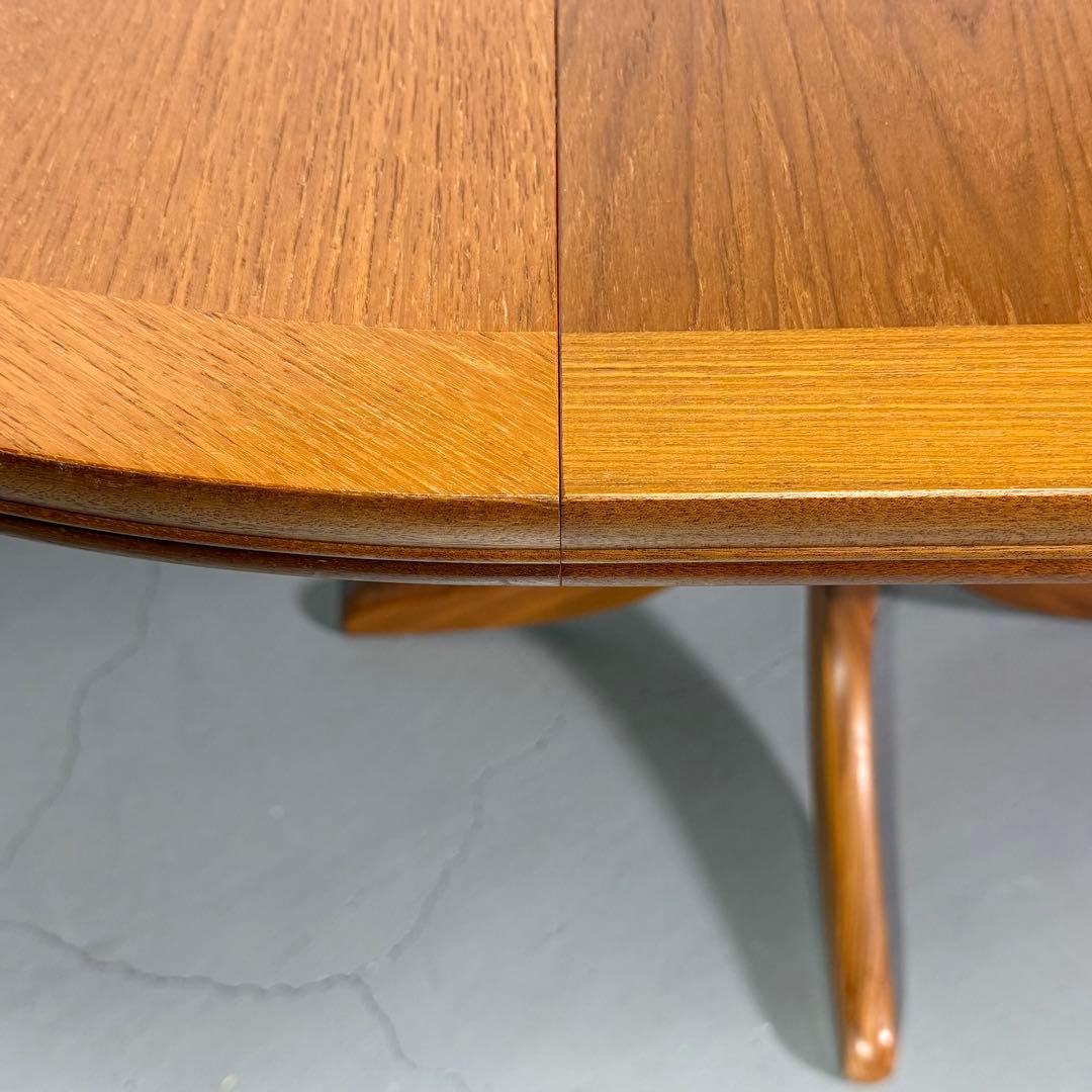 【キヨ】Parker Knoll ラウンドエクステンションテーブル