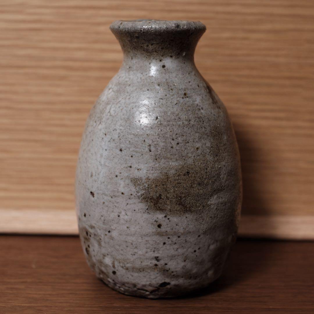【逸品】西岡小十 『絵唐津徳利 』　共箱　抜群の上り