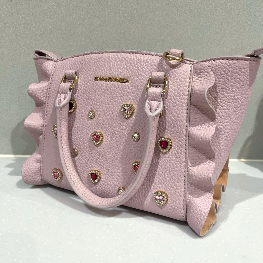 SAMANTHAVEGA サマンサベガ ビジューフラッター ミニ ピンク