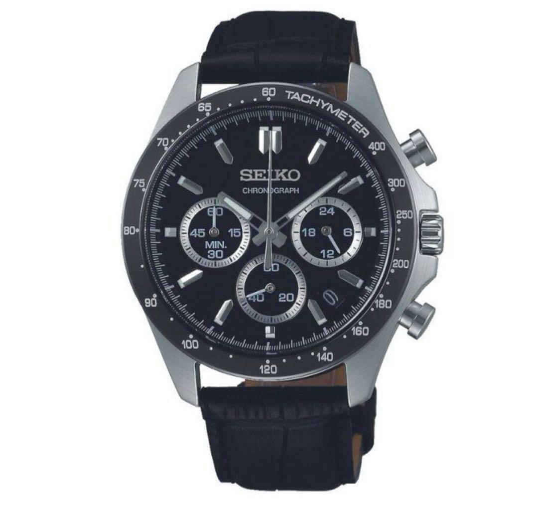 SEIKO 1/5秒クロノグラフ クオーツ 腕時計SBTR021