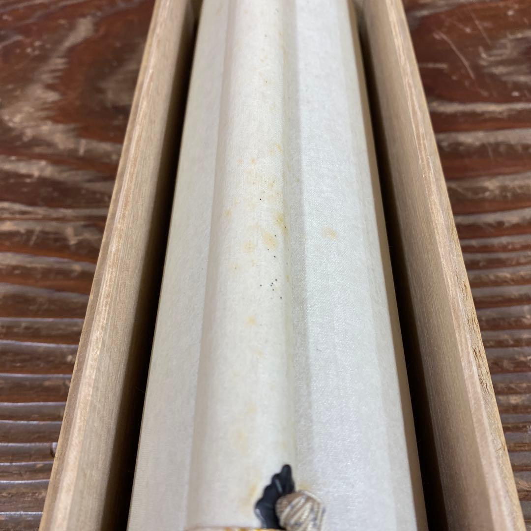 美品 掛け軸 中川幸彦作「瀑声」共箱 太巻き付 夏掛け