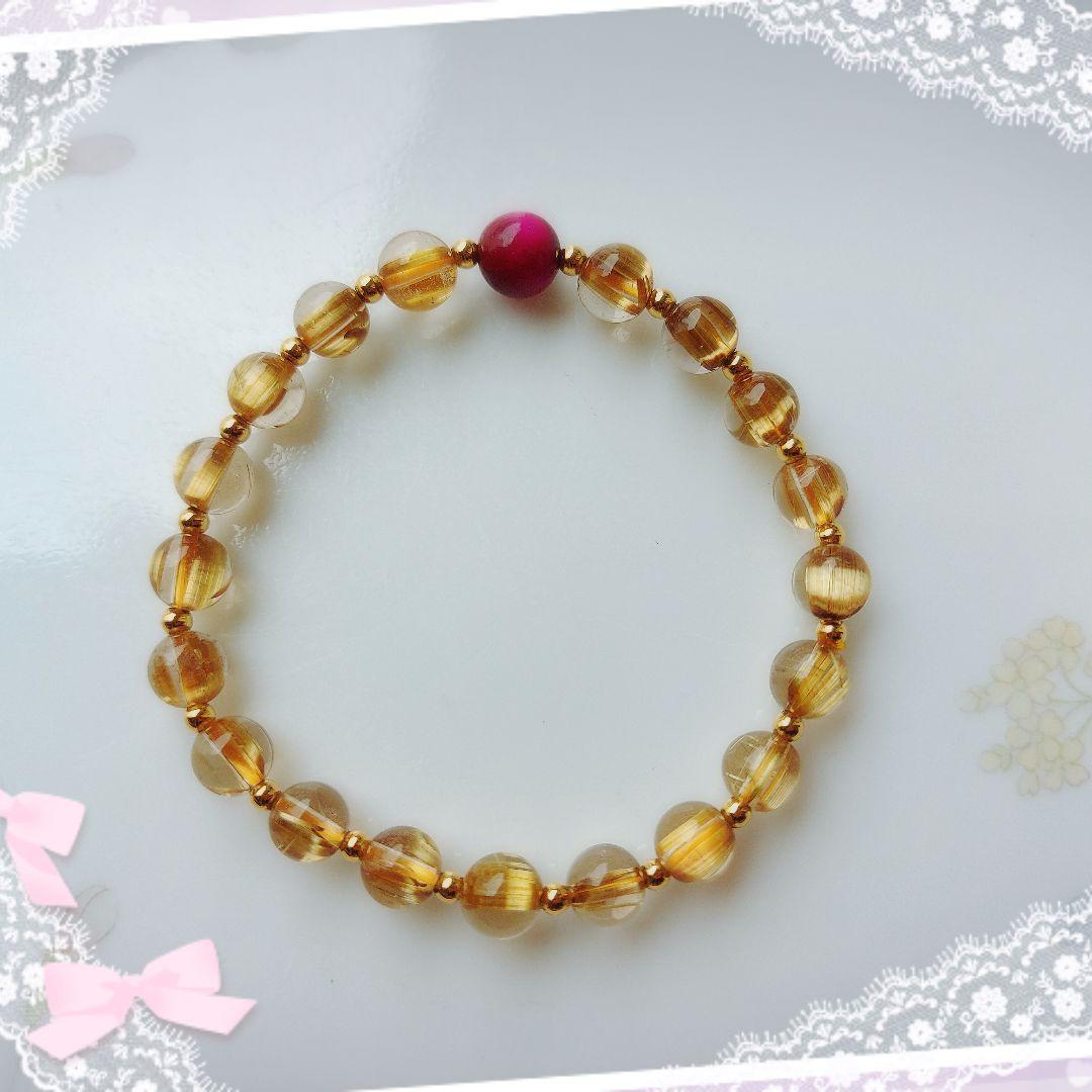 ⤵️値下げ⤵️《高品質/クリアタイプ》タイチンルチルクォーツ