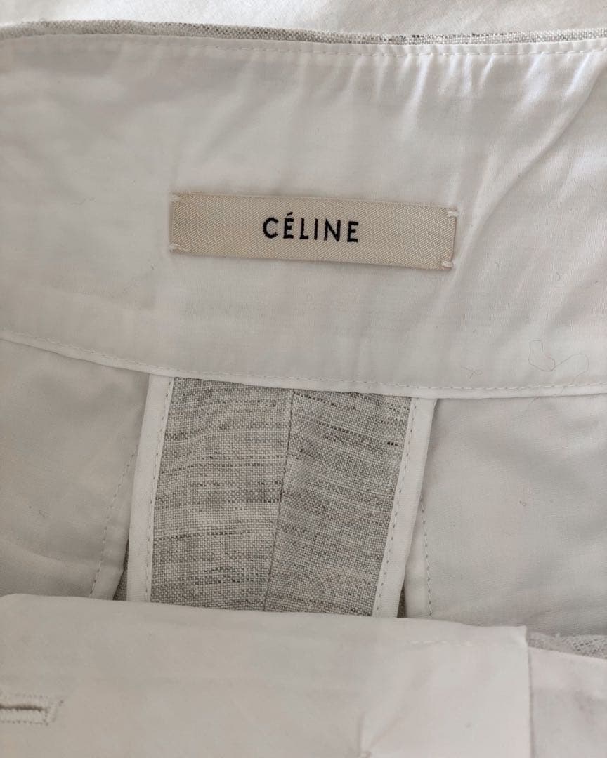 【ポムポム】CELINE セリーヌ フィービー リネン サルエルパンツ