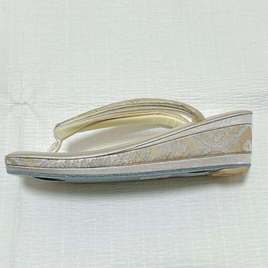 神田胡蝶　和装バッグ　草履　セット　フォーマル　金銀　礼装　未使用品