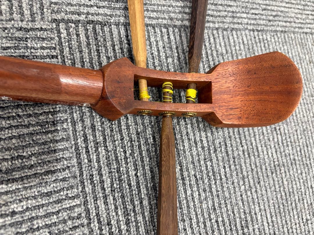 三味線 本体 花柄装飾 3弦 和楽器