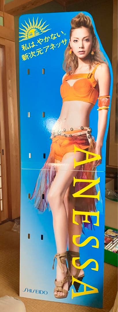 感激レア／非売品立て看板パネル「土屋アンナ」資生堂アネッサANESSA