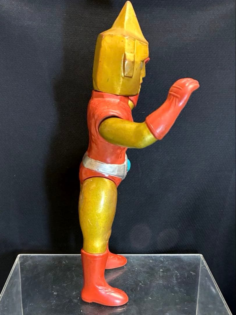 【昭和当時物】■ マスダヤ スペクトルマン ソフビ 宇宙猿人ゴリ