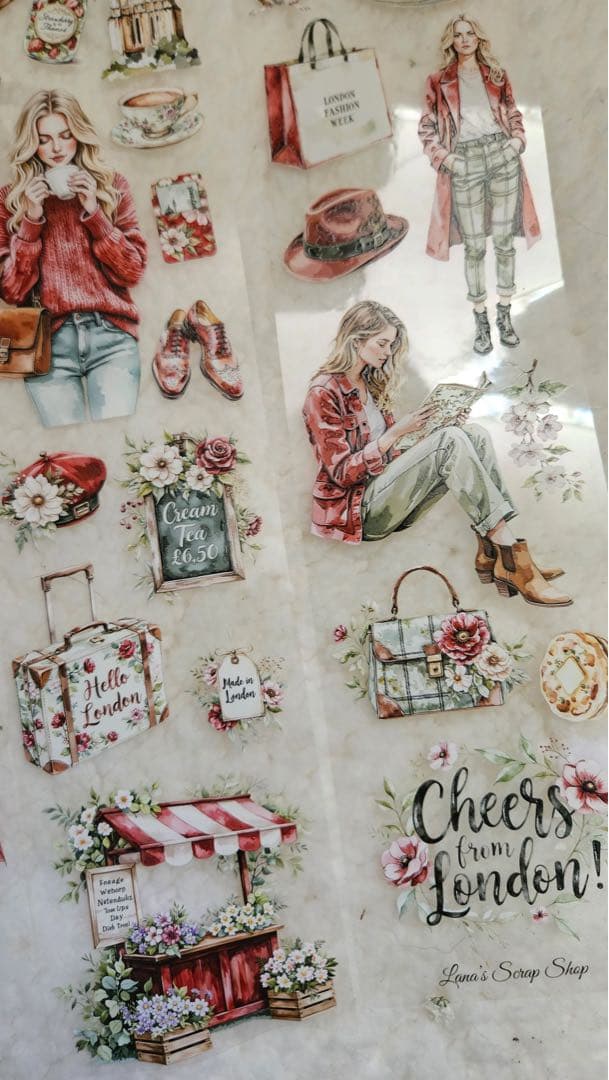 Lana's Scrap Shop 海外マスキングテープ　マステ 【2473】