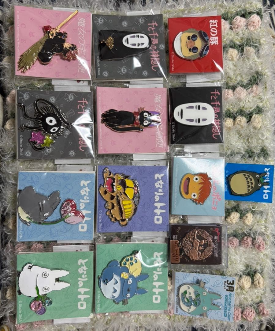 スタジオジブリ キャラクターピンバッジ 14個セット