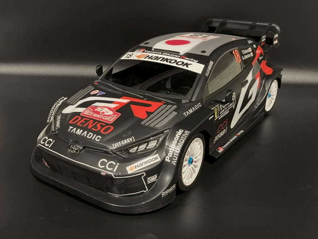 タミヤRCボディ ヤリス WRC2025 ラリーモンテカルロ 勝田選手