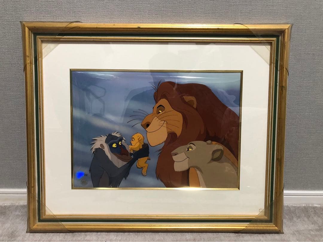 ディズニー セル画 ライオンキング 世界限定25 証明書(COA)付き