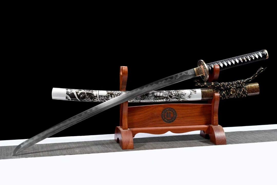 【魑魅武士刀】古兵器 刀装具 日本刀　模造刀 居合刀 武士道 鑑賞用 美術刀
