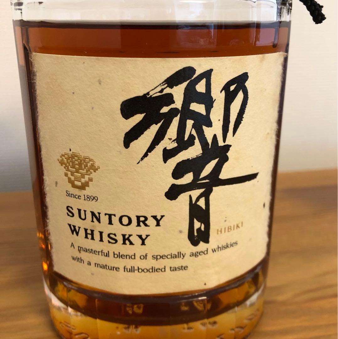 SUNTORYサントリー響【古酒】金キャップ裏ゴールドラベル750ml 未開栓