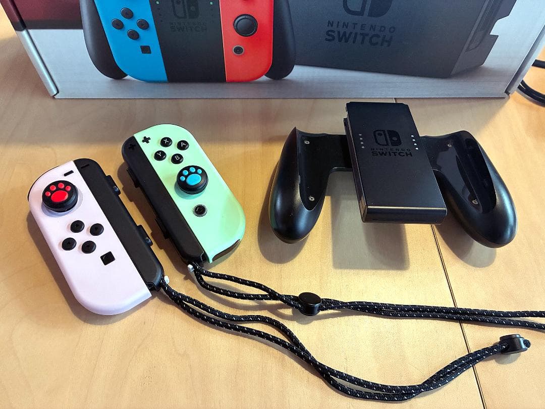 Nintendo Switch 本体一式 別売りJoy-Con・SDカード付き