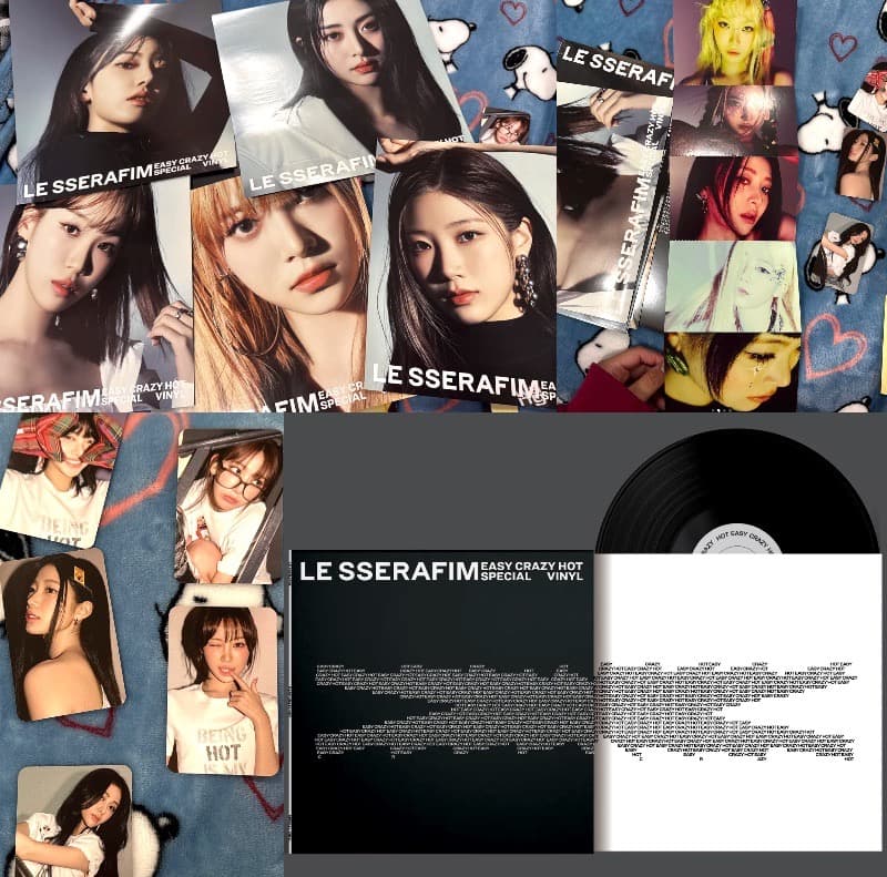 アナログ盤 LE SSERAFIM Easy Crazy Hot トレカ ルセラ