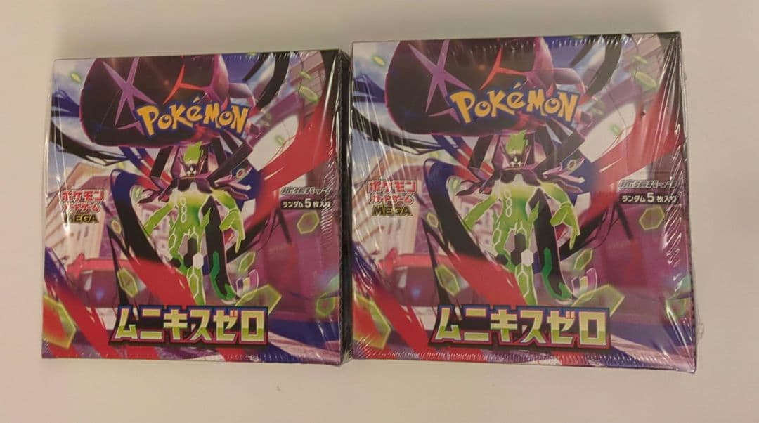 ポケモンカードゲーム ムニキスゼロ 2BOXシュリンク付き新品