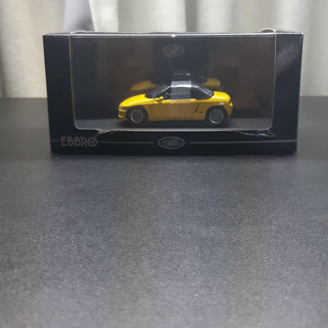 エブロ 1/43 ホンダ ビート 1991 イエロー絶版
