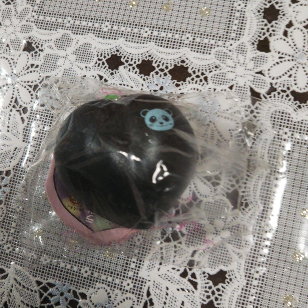 ラスト‼️ジェル桃スクイーズ〈パンダ黒桃〉