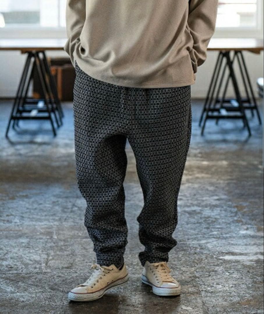 CAMBIO サルエルパンツ バルーン ワイドテーパード S デニム ジョガー