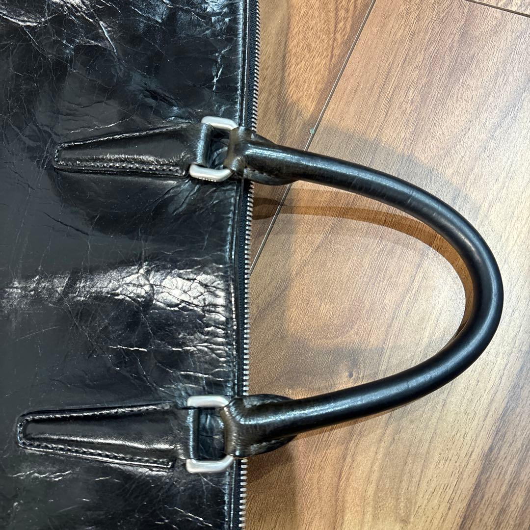 aniary アニアリ レザー 本革製 トートバッグ ビジネスバッグ シワ加工