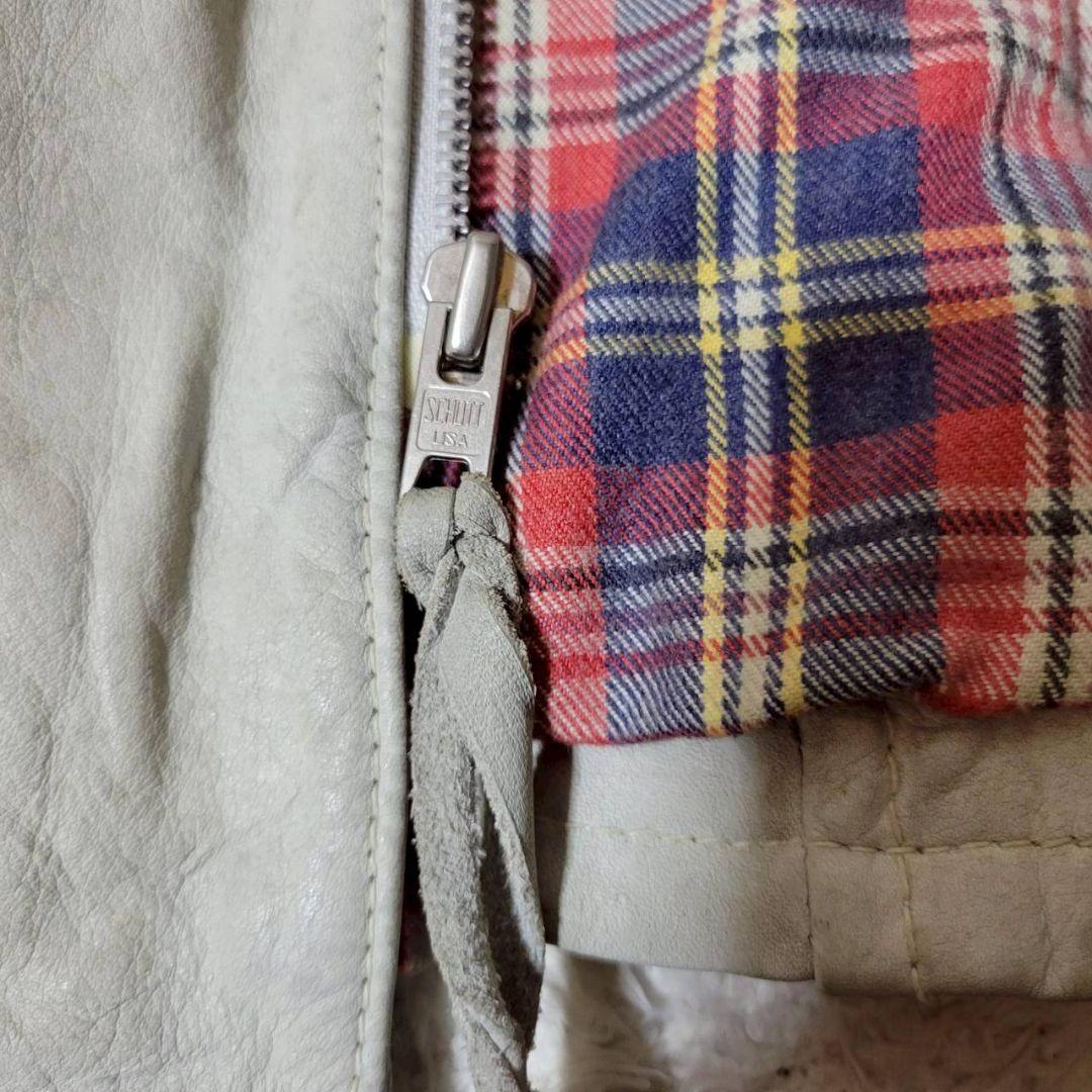 希少✨ Schott L レザージャケット ライダースジャケット ジョニー 星