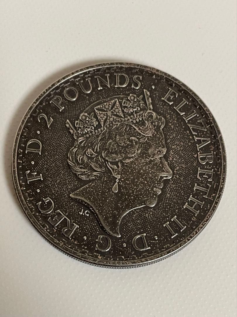 【唯一無二】漆黒のブリタニア銀貨- 触れることを許された禁忌の銀