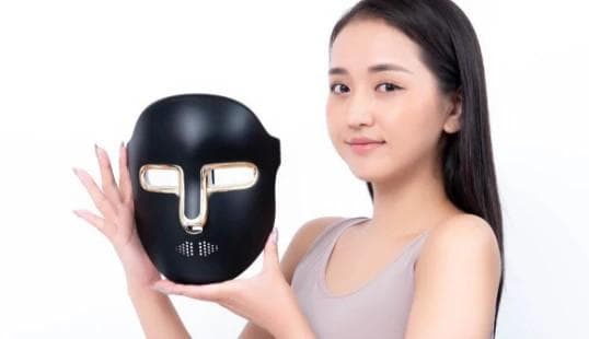 FEIHAI LED美容マスク 美顔器 黒金デザイン