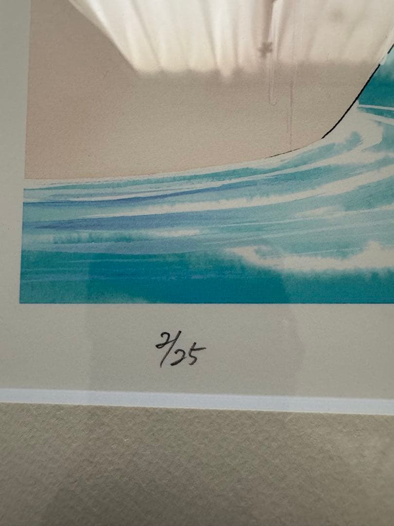 四季童子　フルメタルパニック！　複製原画　雪の降る夜に　2/25