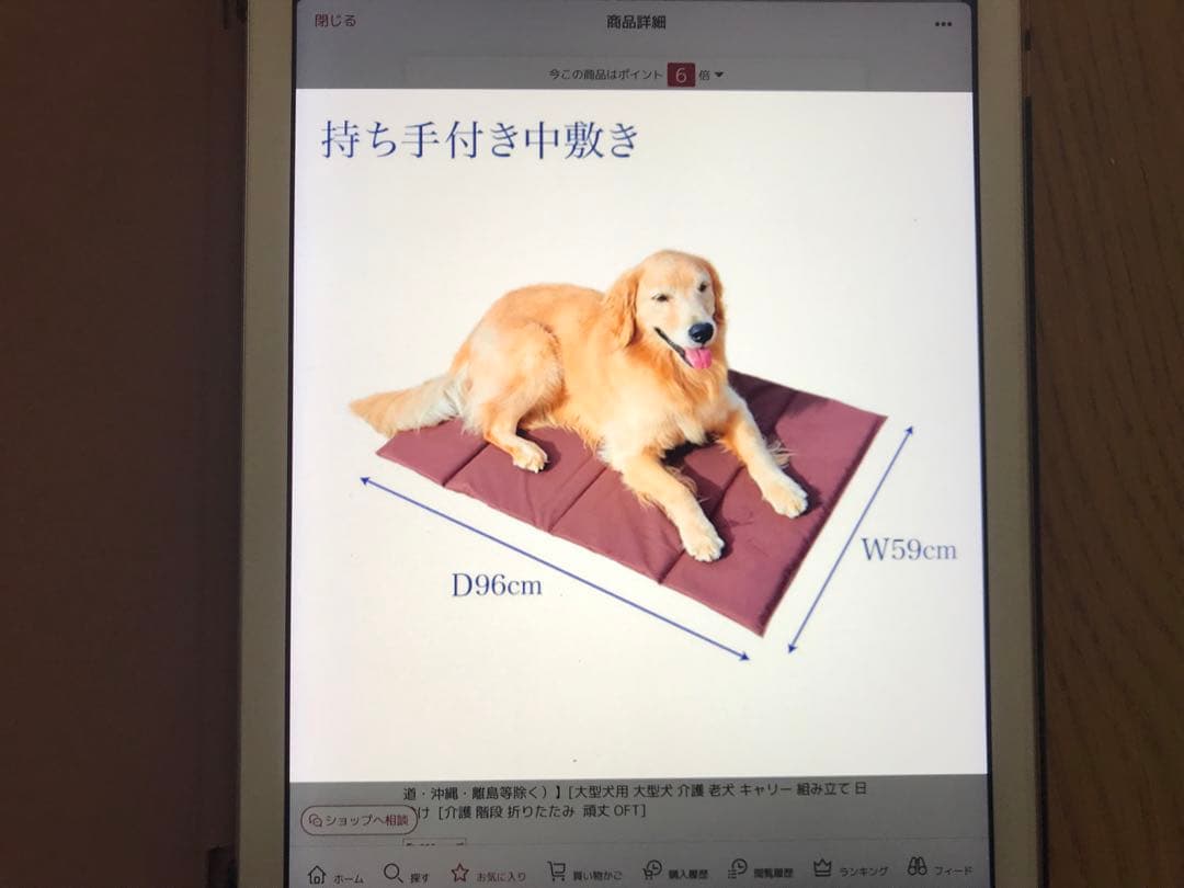 大型犬　ペットカート W76cm D107cm H86cm