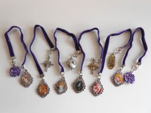 ♯Jut16GZ ガラスの仮面 紫のブックチャーム レア入 フル 6種