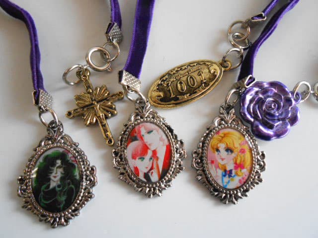 ♯Jut16GZ ガラスの仮面 紫のブックチャーム レア入 フル 6種