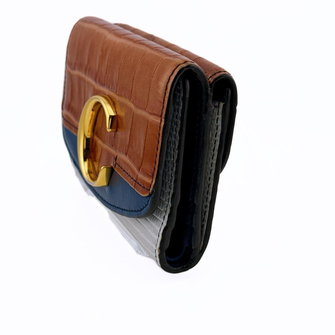 Chloeクロエ 三つ折り財布 Cスモールトリフォールドウォレット マルチカラー