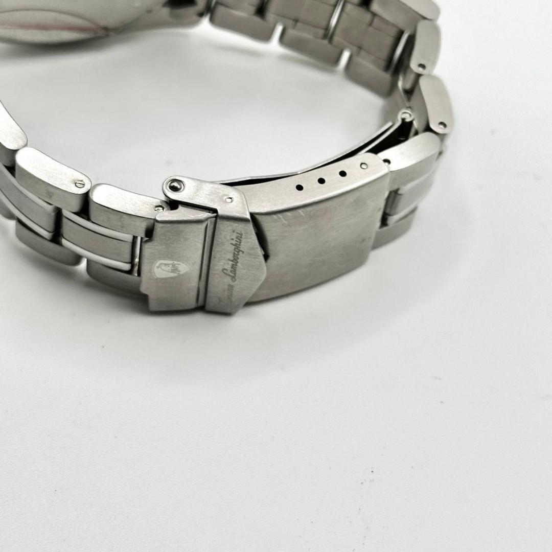 本体保護シール付き トニノ ランボールギーニ 腕時計 クオーツ デイト メンズ