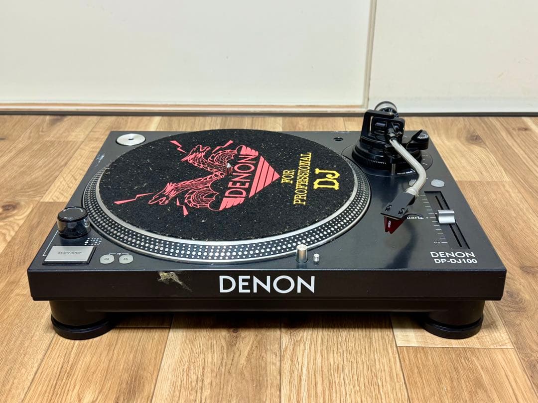 Denon DP-DJ100 + ortofon 2M RED カートリッジ