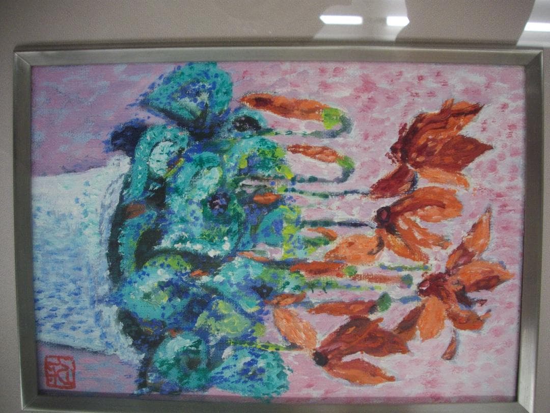 値下げ油彩画　SMサイズ