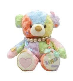 kawaiiベアシリーズ　Mサイズ29㎝4色セットカラフルなぬいぐるみ4体セット