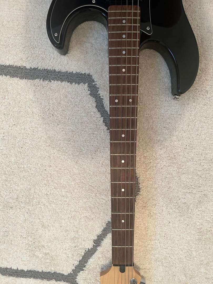 PACIFICA120Hブラックエレキギター　ケースチューナー付値下げ⭕️