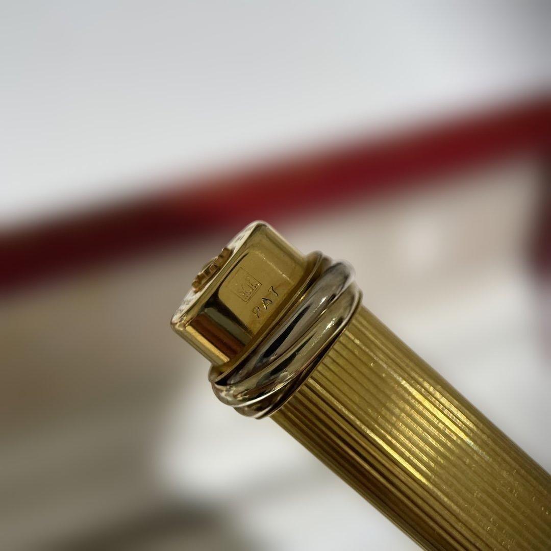 【値下げ】Cartier ゴールド ボールペン 専用ケース付き　金張り