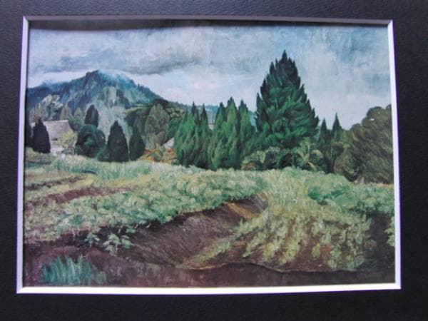DULLAH（ドラウ）、野菜畑、希少画集画、新品額装付、状態良好