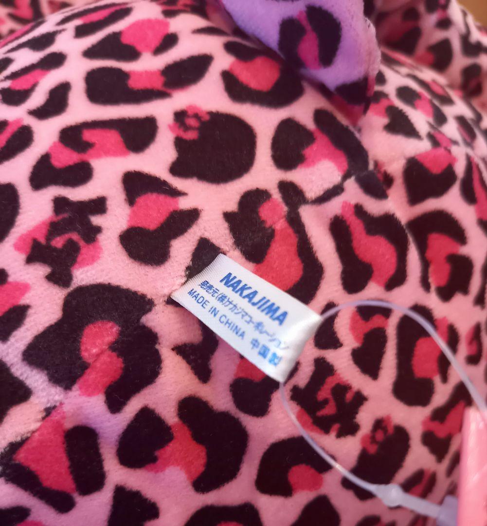 希少☆　ハローキティ　2008年　ヒョウ柄　ピンク　ぬいぐるみ　特大　2L　新品