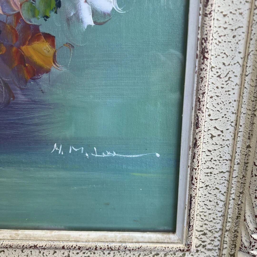 花瓶の花 油彩画