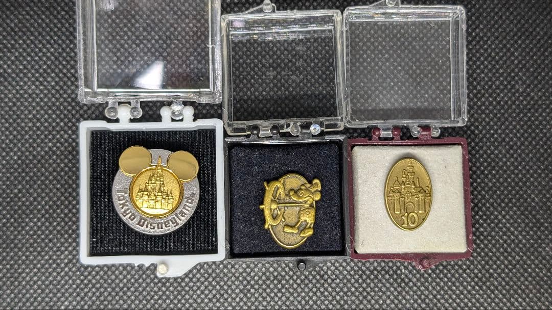 TDL 関係者 キャッスル・勤続1年10年 キャスト ピン セット