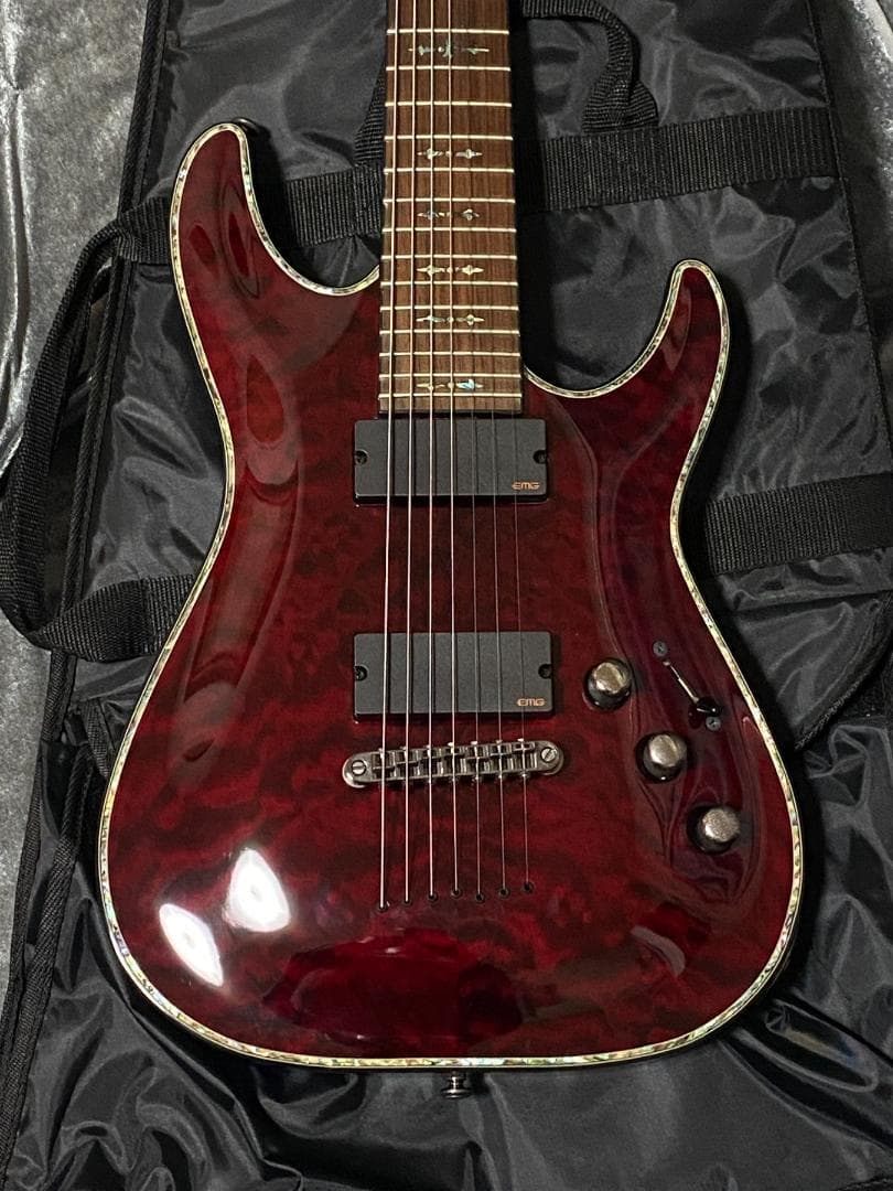 定価247,500円 Schecter AD-C-7-HR 7弦モデル EMG