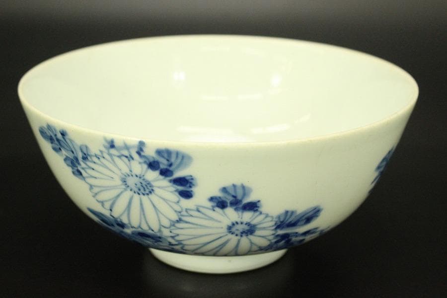 煎茶 菓子器 染付碗 道八作 他 二件(ZE466)