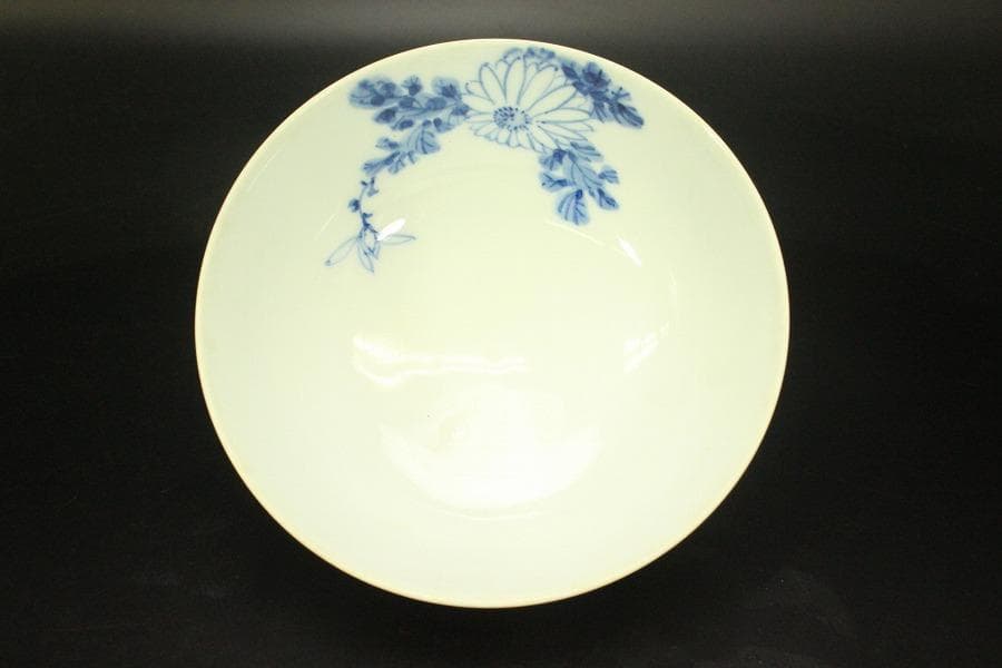 煎茶 菓子器 染付碗 道八作 他 二件(ZE466)