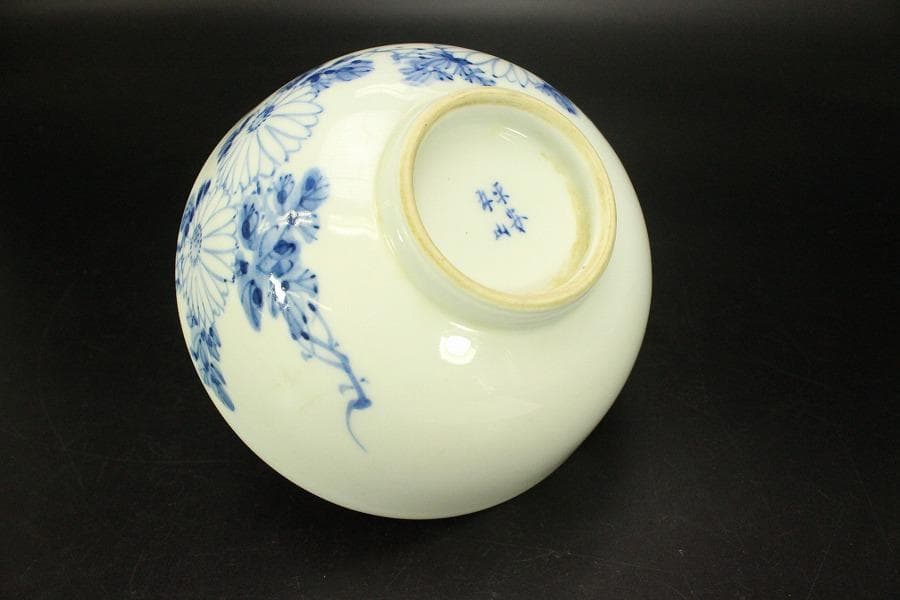 煎茶 菓子器 染付碗 道八作 他 二件(ZE466)