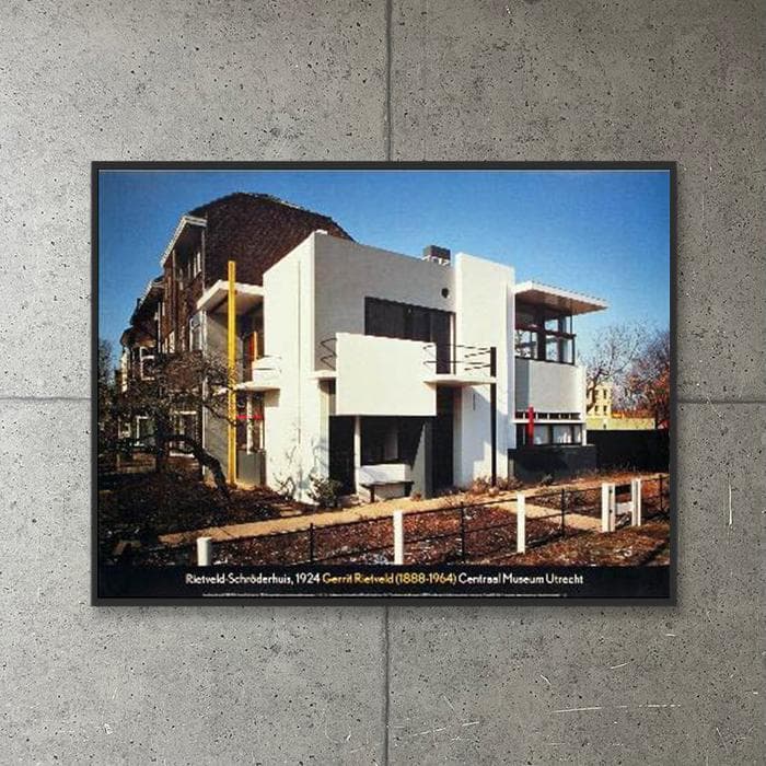 額装品/シュレーテル邸/ヘーリット トーマズ リートフェルト/アート/ポスター