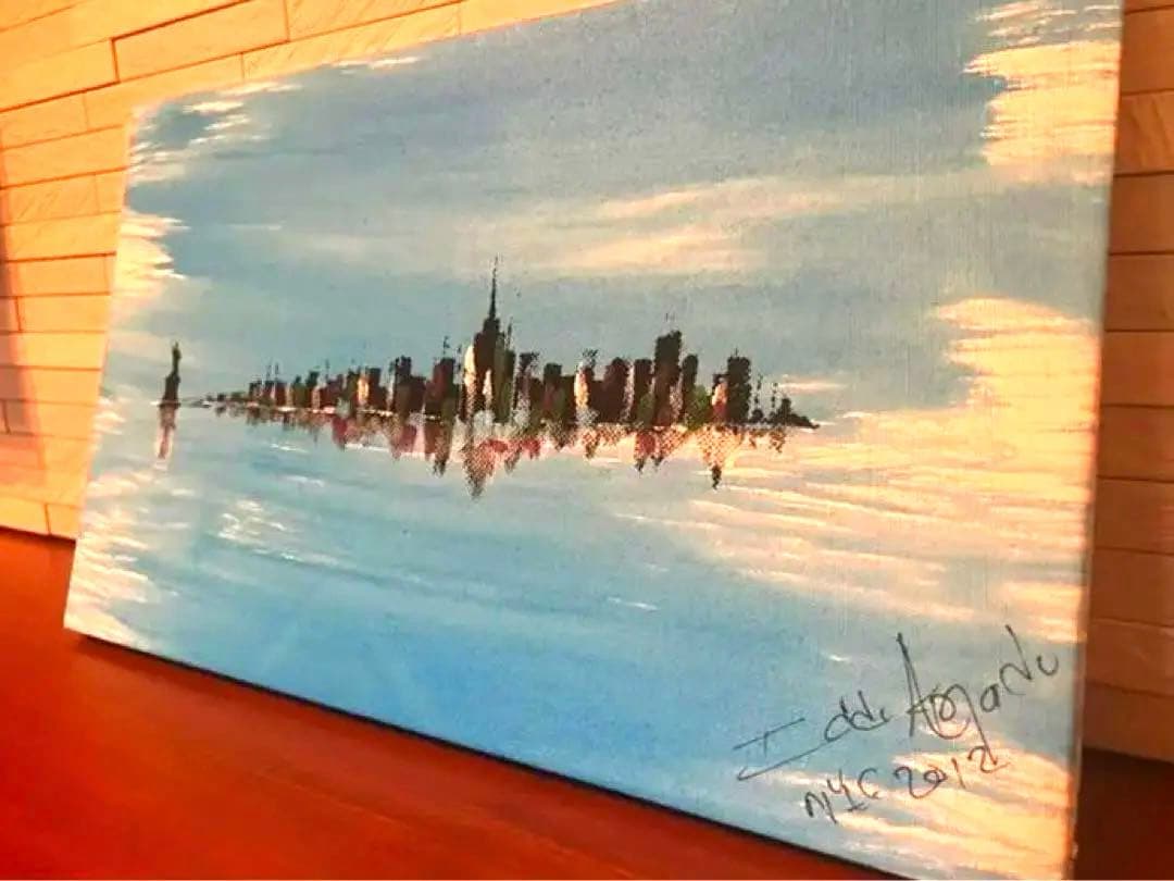 絵画①　ニューヨーク New York マンハッタン　風景画　油絵　2012