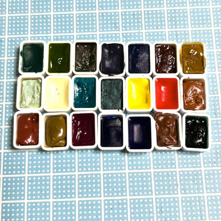 Isaro 透明水彩 21色小分けセット 0.5ml